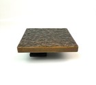 Rare Mid Century Solid Abstract Brutalist Bronze Front Door Handle By Meko 1960