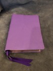 Woman   s Study Bible Nkjv New King James Version Purple Leather Thomas Nelson