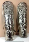 Medieval Chrome Roman Leg Greaves Set Of Knight Warrior Armor Leg Protection