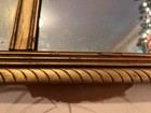 Antique 1920s 3 Panel Parisian Etched Art Deco Mirror
