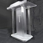New Speech Church Podium Acrylic Lectern Pulpit For Event Church Wedding Prayer