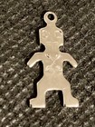 Kachina Charms Small 3 4  Chromed Metal Vintage 1960 s Lot Of 4