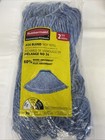 New 2 Pack Rubbermaid Commercial Products  24 Blend Mop Refills  Looped End