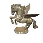 Solid Brass Pegasus Winged Horse Statue 6 5    Tall Mythical Decor Vintage
