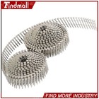 1200 3600 Pcs 15 Degree 0 09in Ring Shank Wire Coil Stainless Steel Siding Nails
