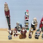 Vintage Santa Claus  15  Wood World Mckenna Gail Laura Chalkware Christmas Folk