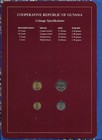 Coin Sets Of All Nations Guyana 1980-1989 10 25 Cents 1989 Unc Mar201996