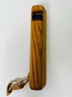 Vintage Unique Wood Kaleidoscope With Glass Marble Inside