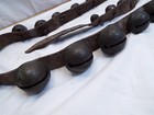 Graduated Set Bronze   Brass Sleigh Neck Jingle Bells Horse Equestrian On Strap