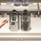 Dustproof Toothbrush Holders With Cover  Rotating Electric Toothbrush And Toothp