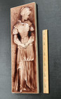 C1880s American Encaustic Tile 18x6  Large Antique Victorian Woman Zanesville Oh