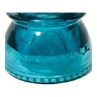 Vtg Hemingray 42 Clear Aqua Blue Glass Telegraph Insulator Usa Crafters Xmas