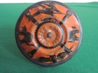 Antique Vintage Halloween Gotham Rattler Black Cat Witch Bat 1920s-30s Metal Tin