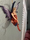Fairy Statue Christmas Angel Ornament Holiday Angel Sculpture On The Moon