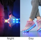 Zapatos Con Ruedas Para Ni  as Patines Con Ruedas Zapatos Con Carga Usb