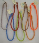 Curtain   Chair Tie Back -24 spread Rope -  3 8  Wide -18 Colors To Choose From 