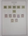 Czechoslovakia - 1954 - 56 - Lot Of Stamps On Album Page   - Used