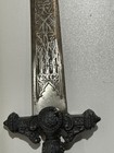 Vintage Toledo Engraved Fixed Blade 17  Display Dagger Made In Spain Sl14