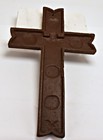 Rustic Cast Iron Cross Heavy Ornate Wall Decor Weathered Gothic Farmhouse