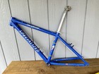 Specialized Stumpjumper M2 Frame Vintage Made Usa Blue 15 5  Seat Post And Clamp