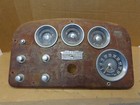 Vtg Mahogany Wood Dashboard   Instruments Off Of 1960 Chris Craft Sea Skiff Boat
