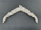Antique Vintage Purse Handle Silver Metal Cherubs Kiss Clasp For Restoration