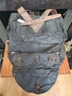 Original  Us Civil War Oil Cloth Knapsack Haversack Backpack