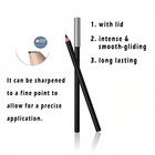 Black Eyeliner Pencil Set - 12 Pcs Matte Silky 12 Count  pack Of 1  
