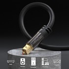 Kabeldirekt Toslink     Optical Audio Cable     6ft     Fiber Optic Cord  S pdif Di   
