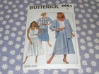 80 s Butterick 5601 Misses Skirt Top   Shirt Pattern-uncut-size 12 34