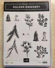 Stampin Up Stamp die Set Bundle   Golden Greenery   Used-2 Step Stamping  Bells 