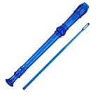 Descant Flauta Recorder Crystal Soprano Recorder 8 Hole Clarinet German Blue