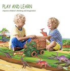  Dinosaur Truck Toy For Kids Ages 3-5  Comes With 6 Dinosaurs