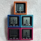 Working Lot Of 5 - Series 1   2 Radica Cube World Scoop Handy Hans Slim Mic 