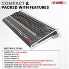 5core Audio Mixer 24 Channel Dj Soundboard Usb Interface Bluetooth Xlr Console