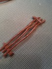 Split Rail Fence  Civil War Plastic Toy Soldiers Marx 6 Pieces 6 x1 25 