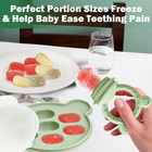 Silicone Baby Fruit Food Feeder Pacifier   Breastmilk Popsicle Freezer Molds For