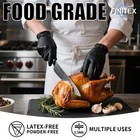 - Black Nitrile Disposable Gloves  Exam Gloves  Powder-free  Latex-free  3mil   