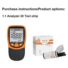 Urit 5 In1 Blood Lipid Meter Analyzer Cholesterol Triglycerid 10 20pcs Strips