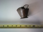 Vintage Primitive Miniature Metal Coal Bucket  Coal Scuttle  For Display