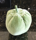 Vintage Green Pepper Velvet Pin Cushion Whimsy