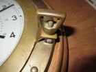 13 5  Porthole  Clock Vintage Ship s Time Brass Quartz