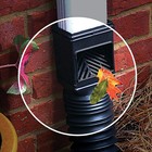 Invisaflow - 4400 - Flexgrate 2 In  W X 4 In  L Black Plastic Downspout Filter