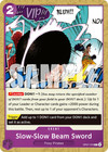 Op07-076 One Piece Card Game Tcg Ccg Slow Slow Beam Sword  c  Purple 4x Playset