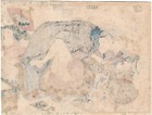 A Contest Of Illustrations  original Japanese Shunga Erotic Woodblock Print 