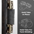 Magnetic Welding Fixture Clamp 4pcs V-sharp Tab Holder Corner For Tack Welding