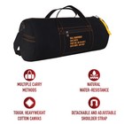 Rothco Cotton Canvas Travel Equipment Flight Carry Duffle Stamped Shoulder Bag