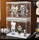 Display Case W  Led Lights For Models Kits  action Figures  vinyl Toys  popmart