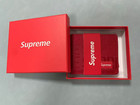 Brand New Men Supreme Wallet Red Free Shipping