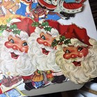 20 Vintage Beistle Co  eureka   Other Lg Christmas Die Cut Cutout Decor Read